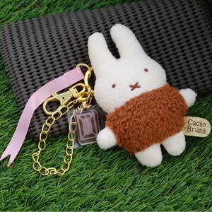 Bruna Cacao Bruna Fluffy Bag Charm Miffy Milk Chocolate Japan NEW